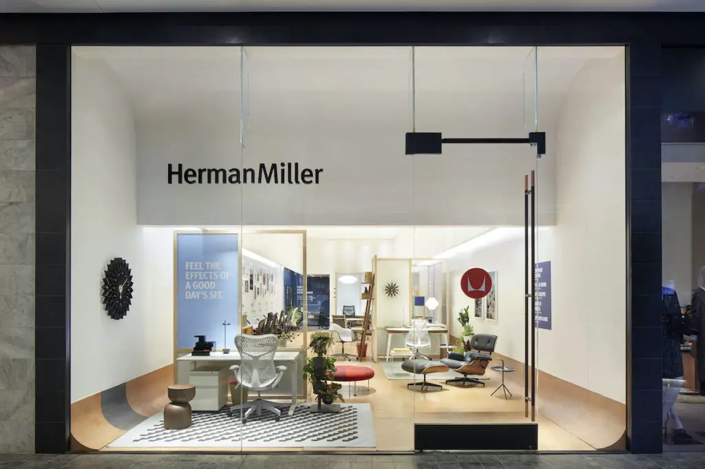 Shot of Herman Miller Store in Century City