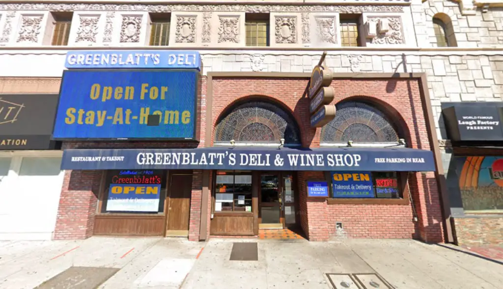 Greenblatt’s Deli Restaurant and Fine Wine Shop