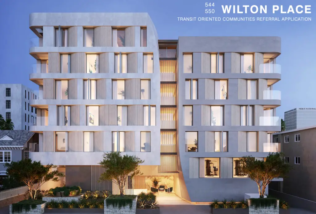 550 South Wilton Place Rendering