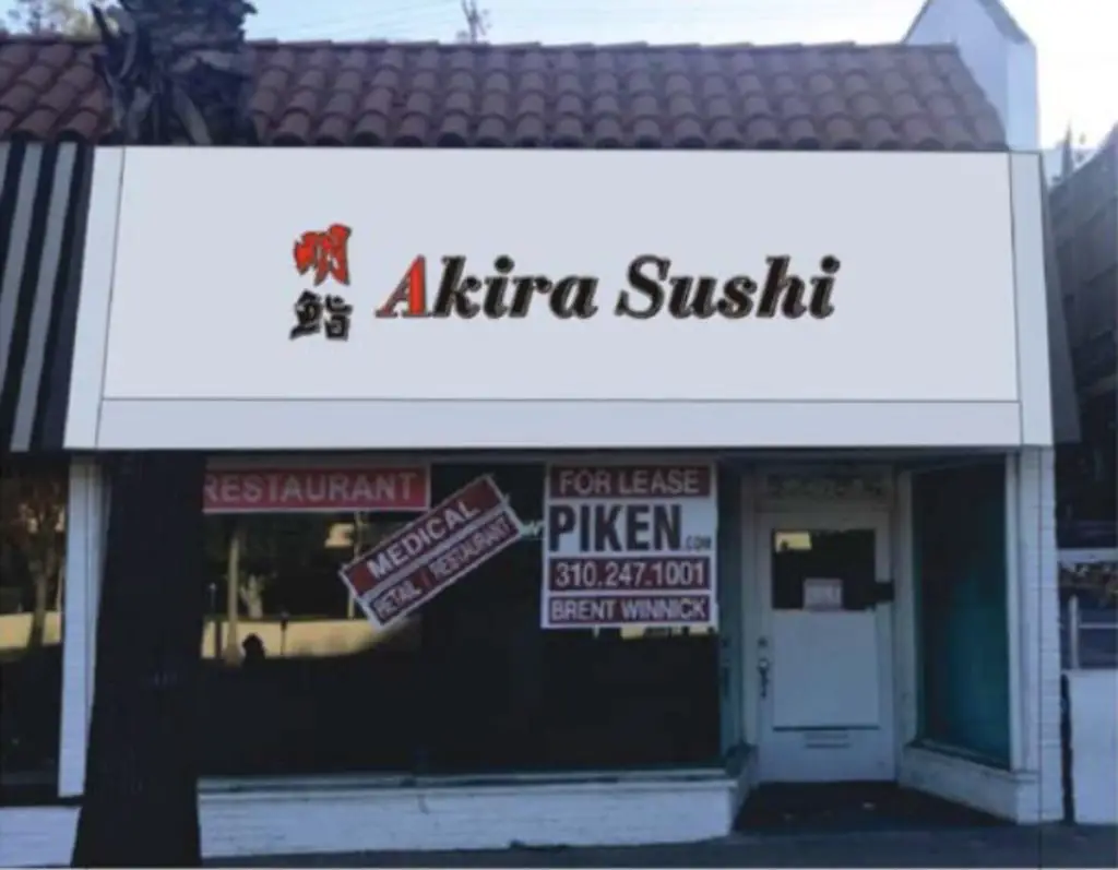 Brand New Restaurant Called Akira Sushi Opening in Studio City