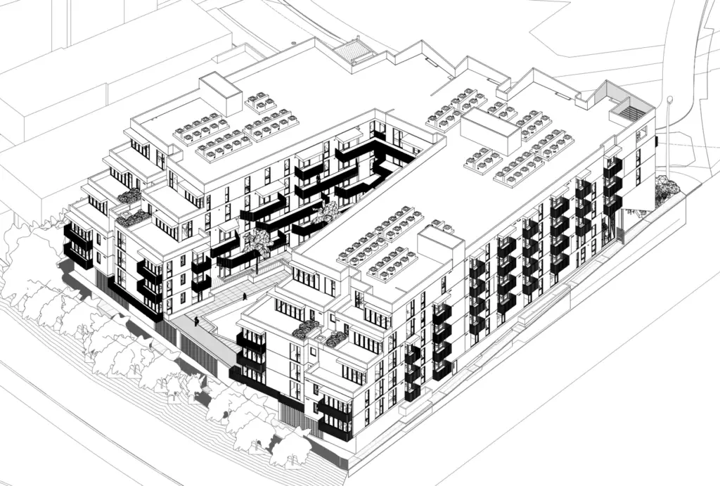 The Crescent Apartments Project Drawing 1