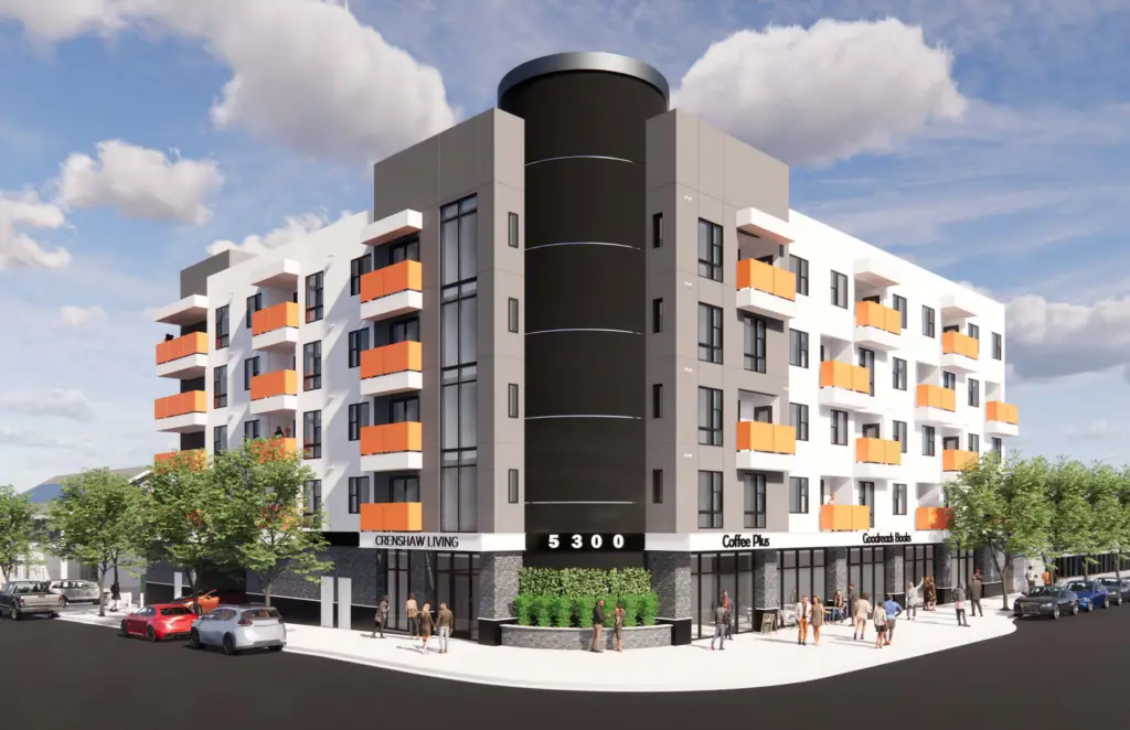 Crenshaw Apartments Project Rendering 1
